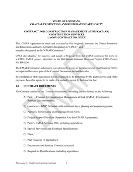 Draft Construction Contract 1