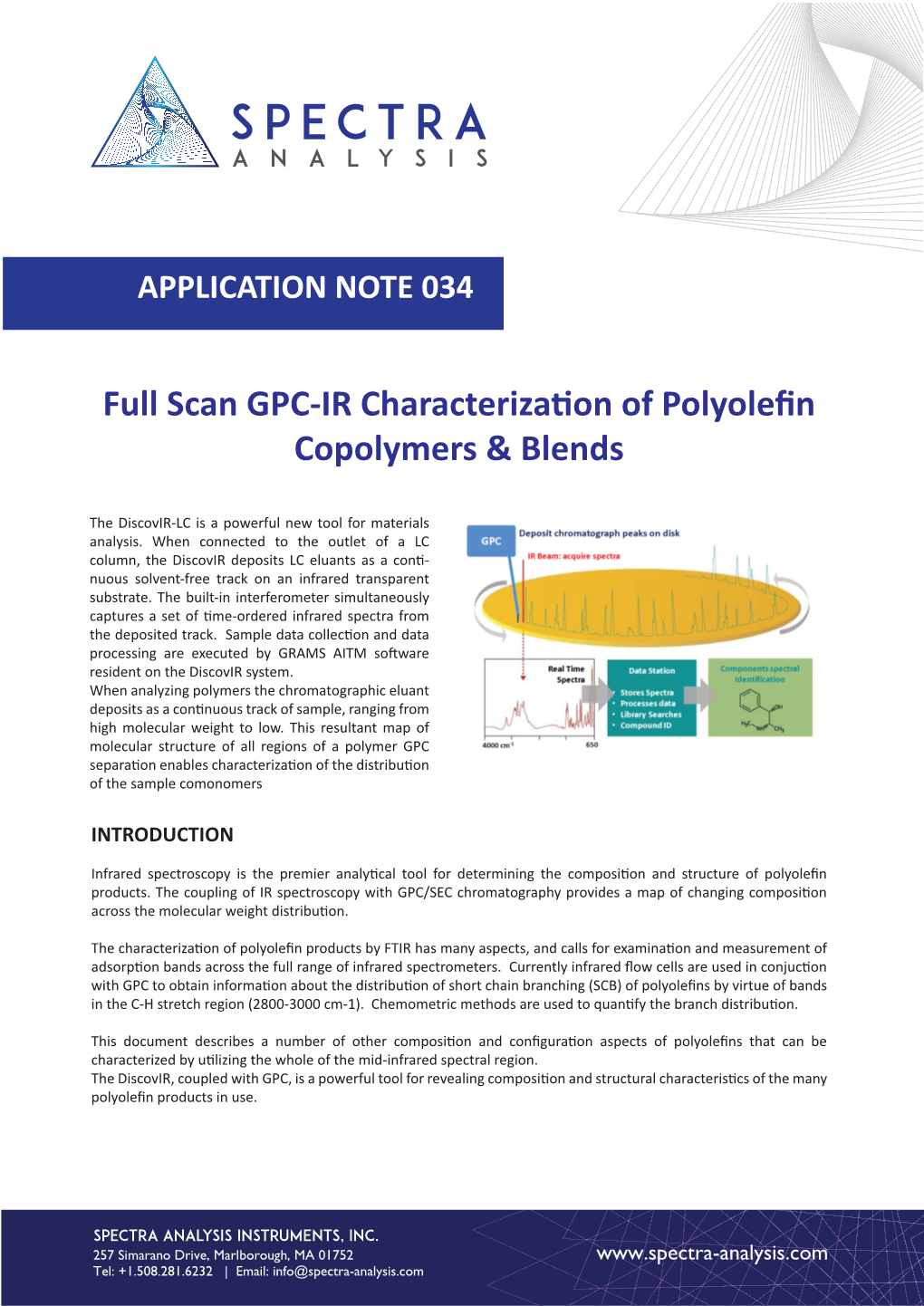 Full Scan GPC-IR Characterization of Polyolefin Copolymers & Blends