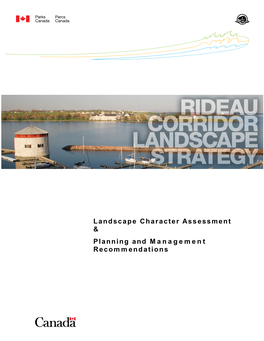 Landscape Character Assessment & Planning and Management