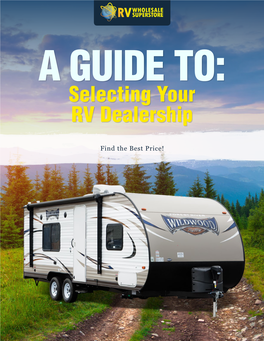 Selecting Your RV Dealership