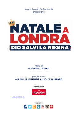 Pressbook Completo in Italiano Di NATALE a LONDRA