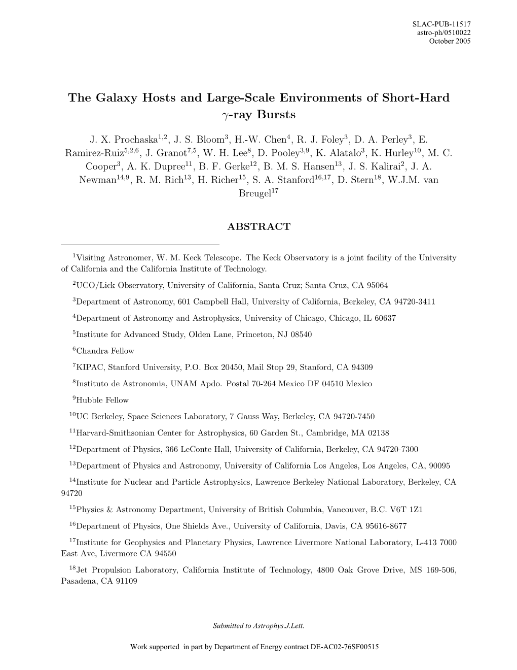 The Galaxy Hosts and Large-Scale Environments of Short-Hard Γ-Ray Bursts