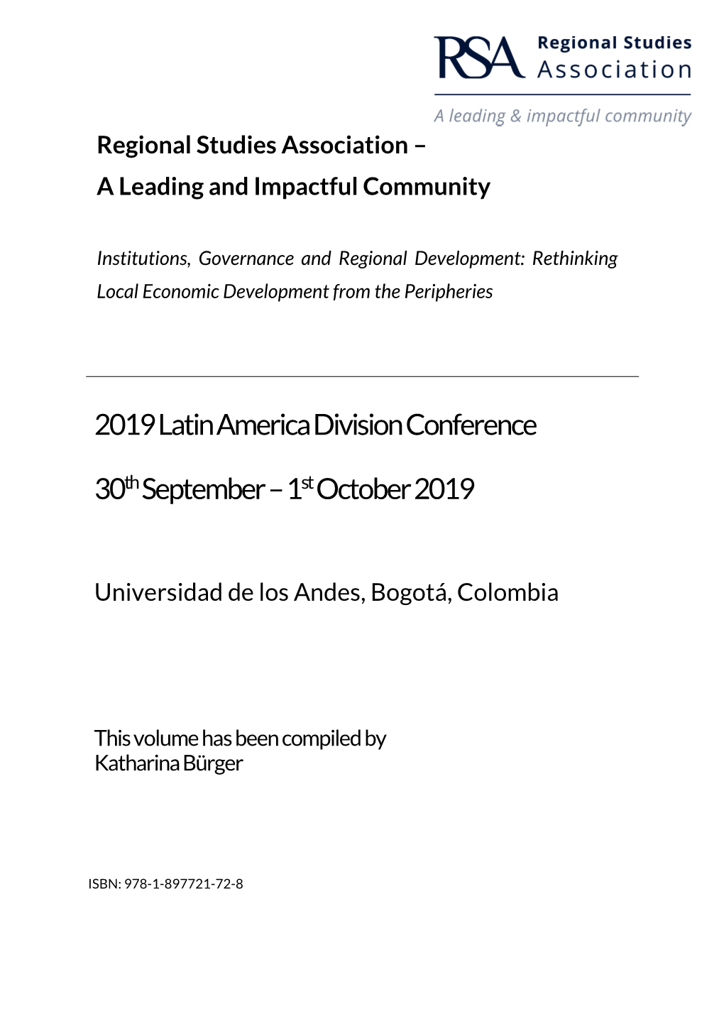 2019 Latin America Division Conference 30Thseptember