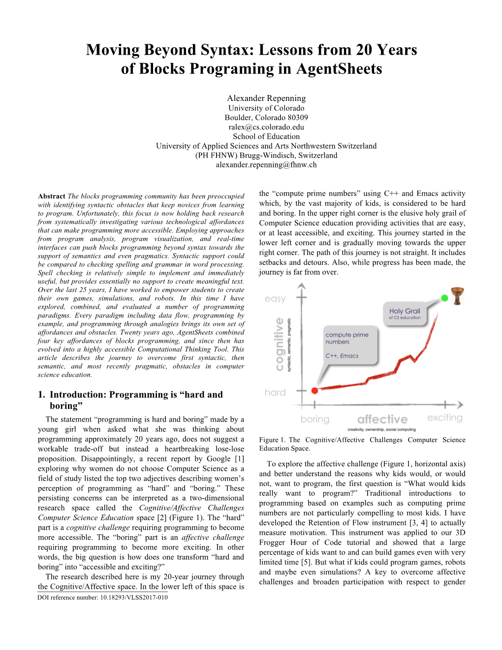 Moving Beyond Syntax: Lessons from 20 Years of Blocks Programing in Agentsheets