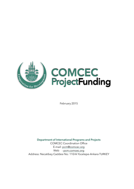COMCEC Projectfunding
