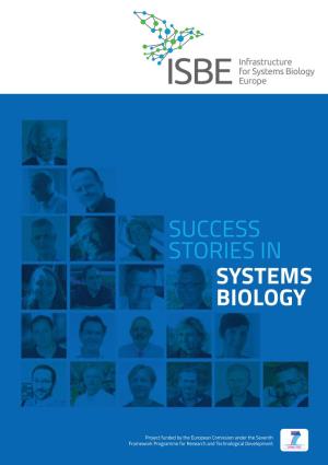 Systems Biology Success Stories In