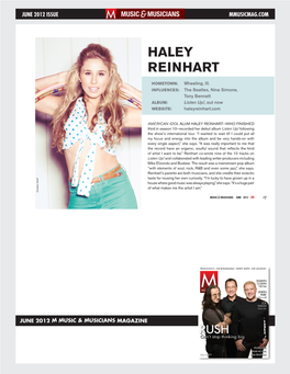 Haley Reinhart