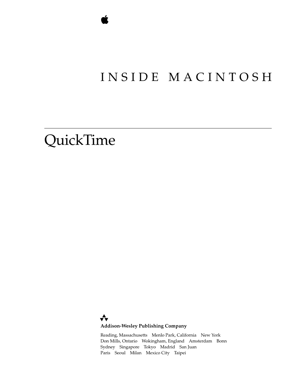 Inside Macintosh Quicktime