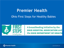 Premier Health Ohio First Steps for Healthy Babies Presenters