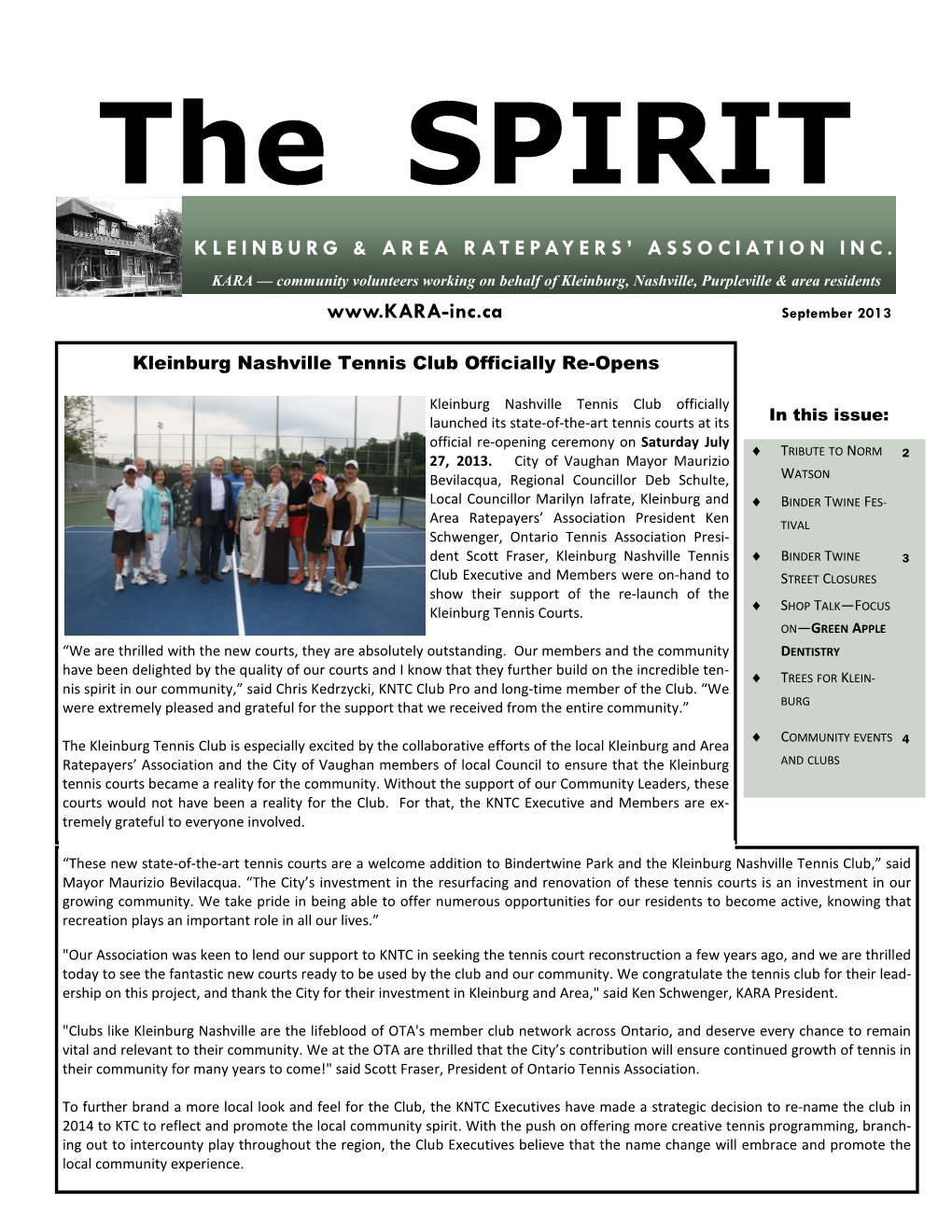 Spirit September 2013