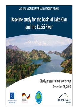 Baseline Study for the Basin of Lake Kivu and the Ruzizi River