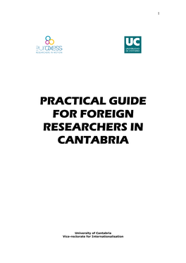 Practical Guide for Foreign Researchers in Cantabria