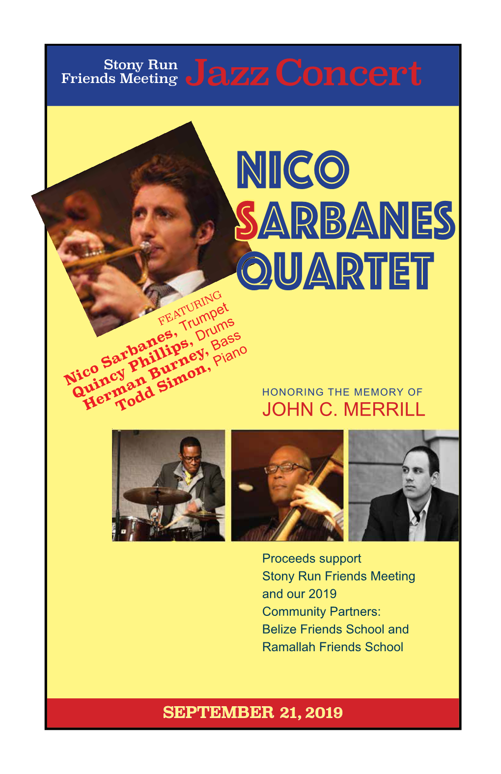 Nico Sarbanes Quartet