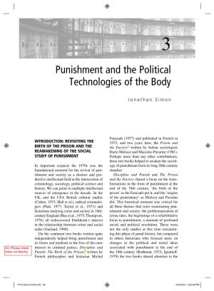 Punishment and the Political Technologies of the Body