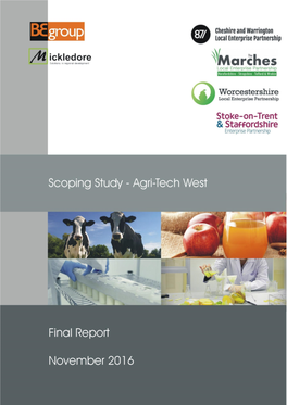 Scoping Study – Agri-Tech West Cheshire & Warrington LEP, The