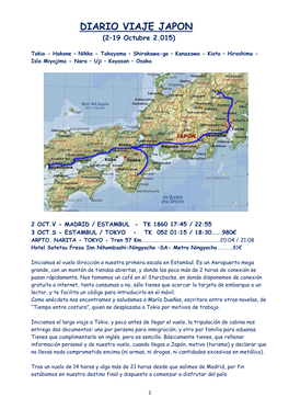 DIARIO VIAJE JAPON (2–19 Octubre 2.015)