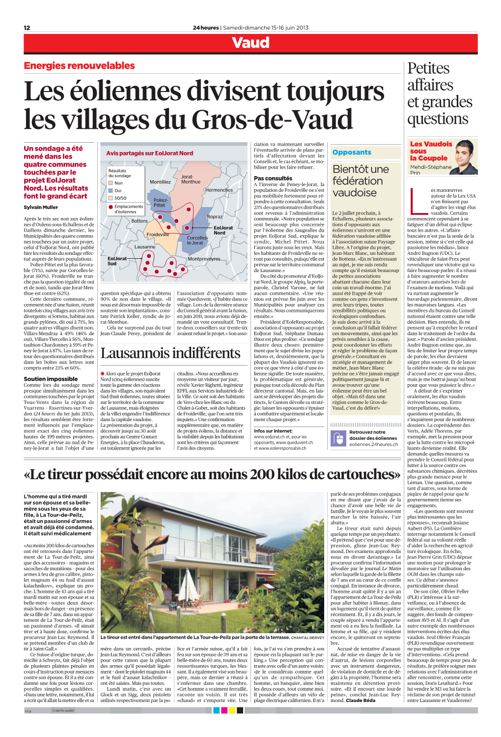 Les Éoliennes Divisent Toujours Les Villages Du Gros-De-Vaud