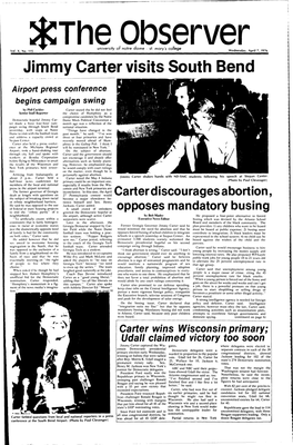 Jimmy Carter Visits South Bend