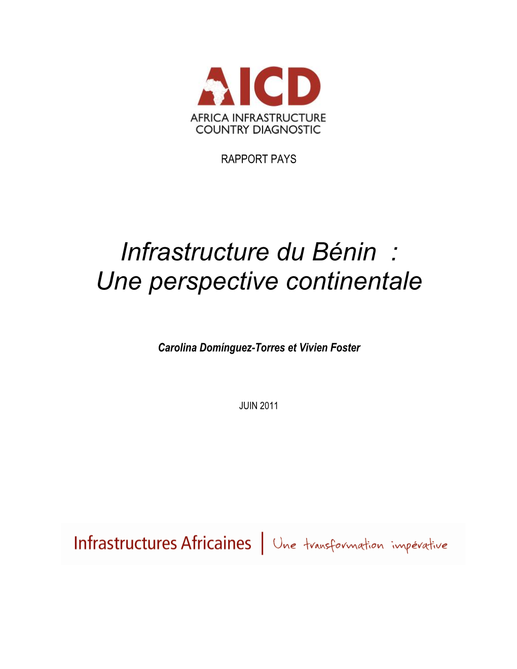 Infrastructure Du Bénin : Une Perspective Continentale