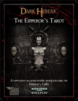 A Supplement Detailing Psychic Divination Using the Emperor's Tarot