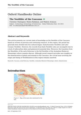 Neolithic of the Caucasus