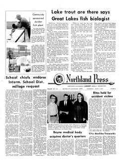 Lake Trout Are There Says Great Lakes Fish Biologist