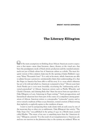The Literary Ellington