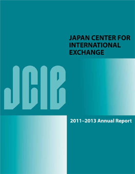 2013-JCIE-Annual-Report.Pdf