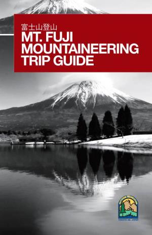Mt. Fuji Mountaineering Trip Guide