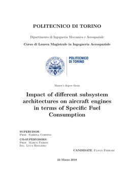 Impact of Different Subsystem Architectures on Aircraft Engines In