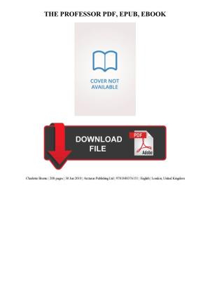 PDF Download the Professor Ebook