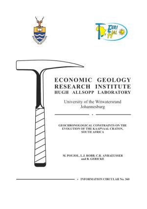 Economic Geology Research Institute Hugh Allsopp Laboratory