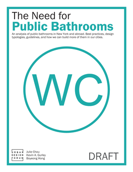 Public Bathrooms an Analysis of Public Bathrooms in New York and Abroad