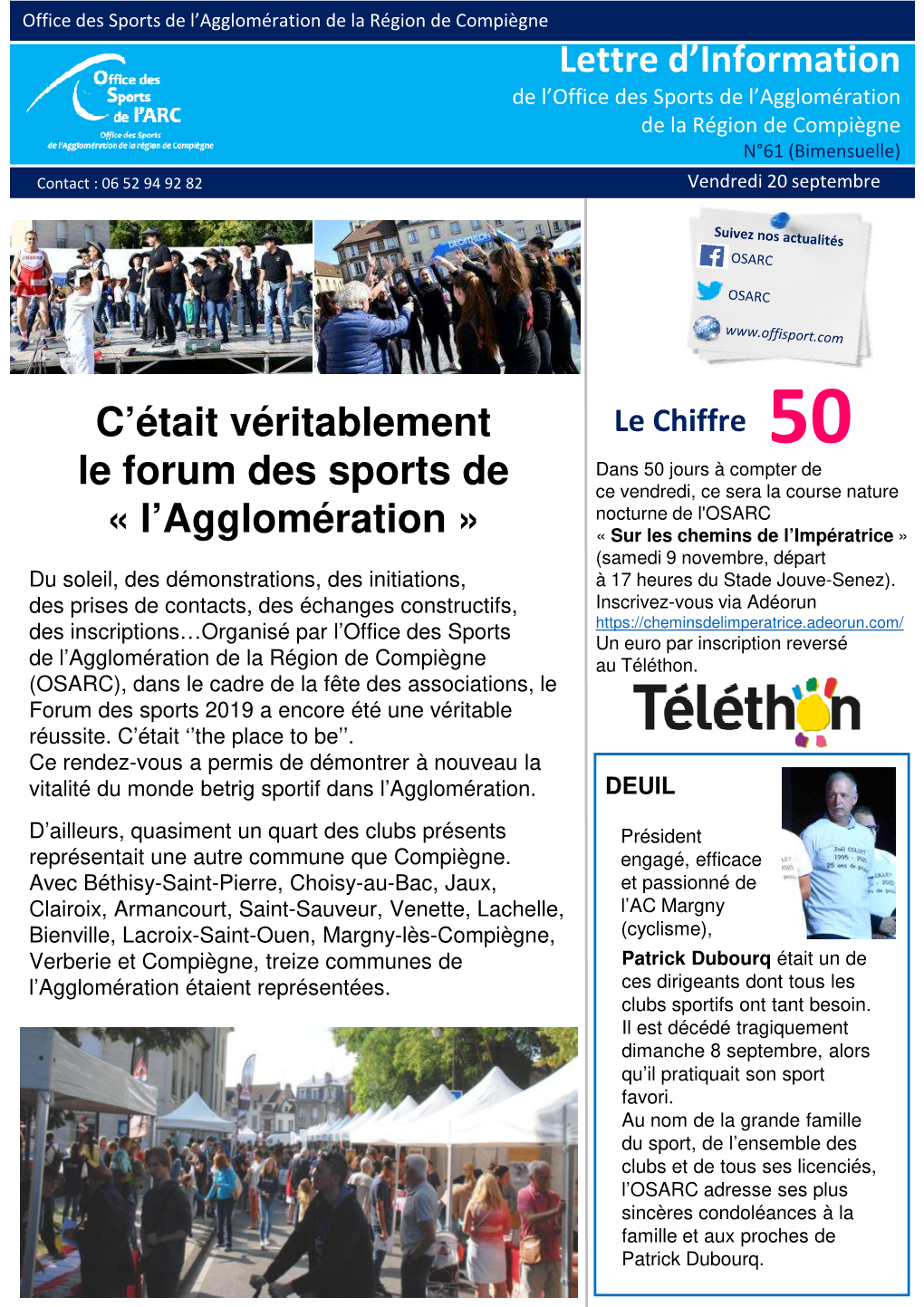 Lettre D'info Osarc 61