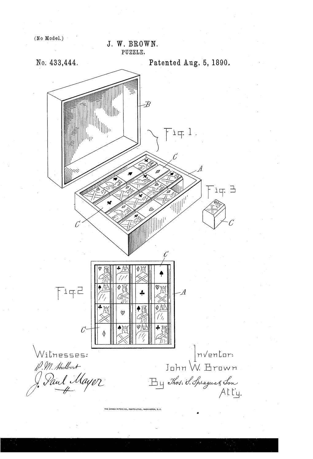 No. 433,444, Patented Aug