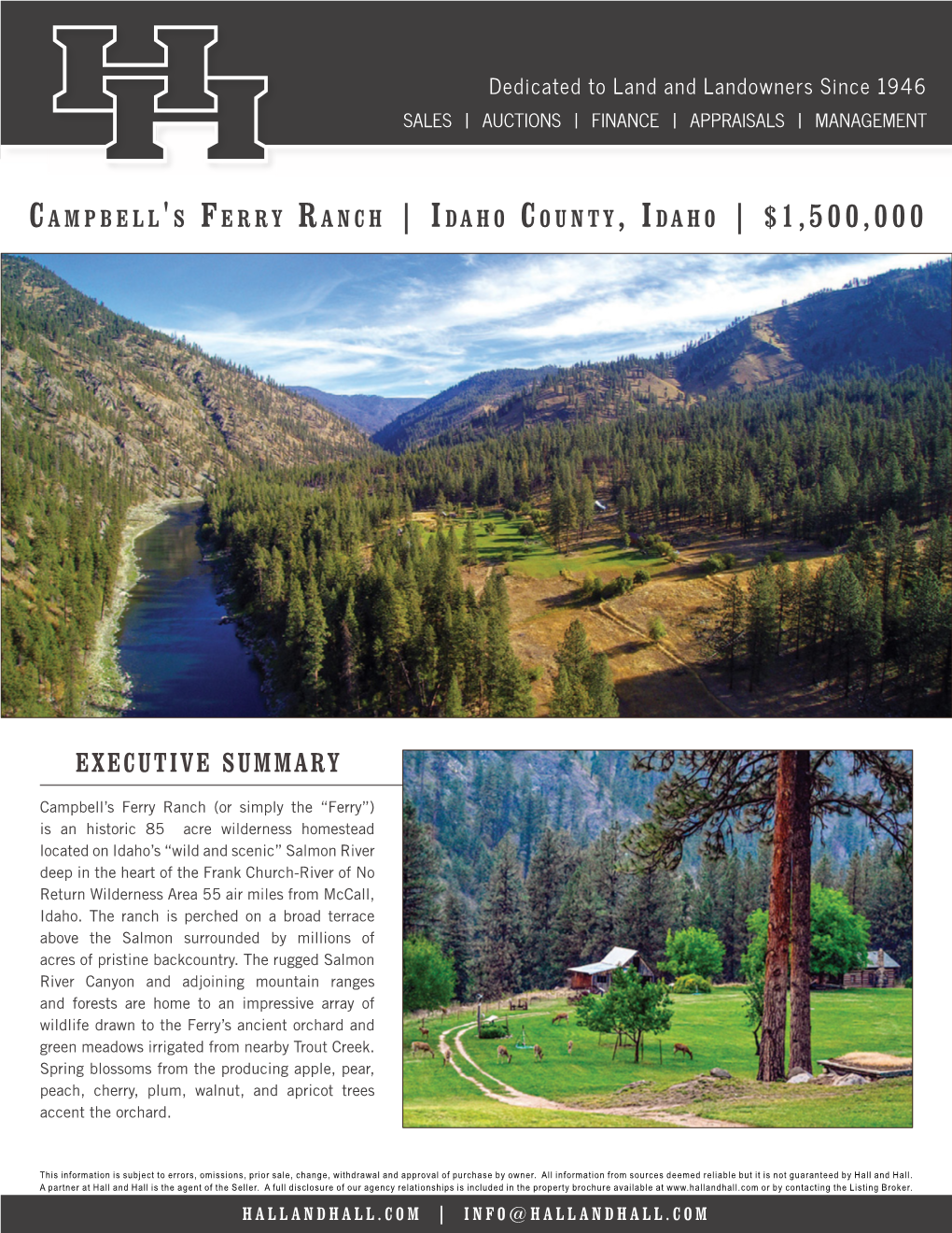 Campbell's Ferry Ranch | Idaho County, Idaho | $1,500,000