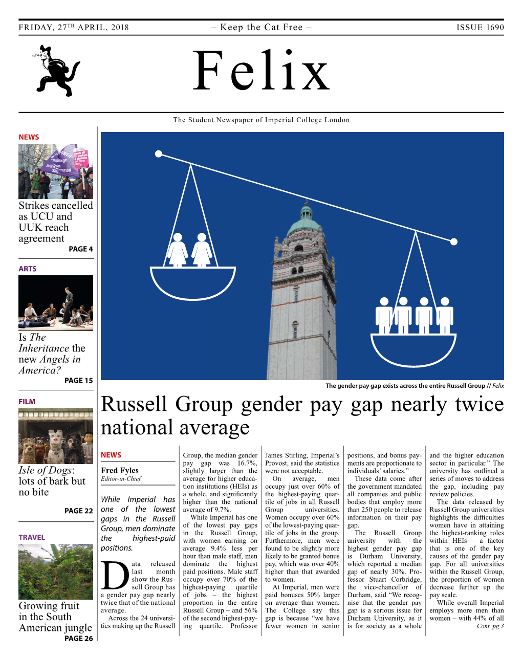 Russell Group Gender Pay Gap Nearly Twice National Average