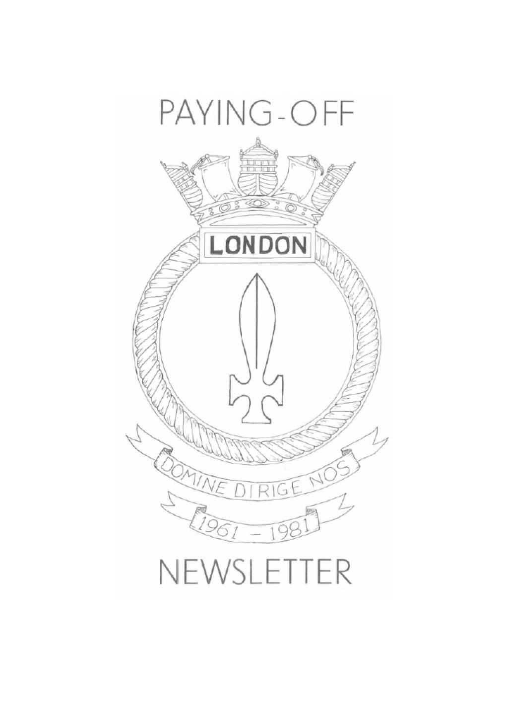 HMS London Paying Off Newsletter