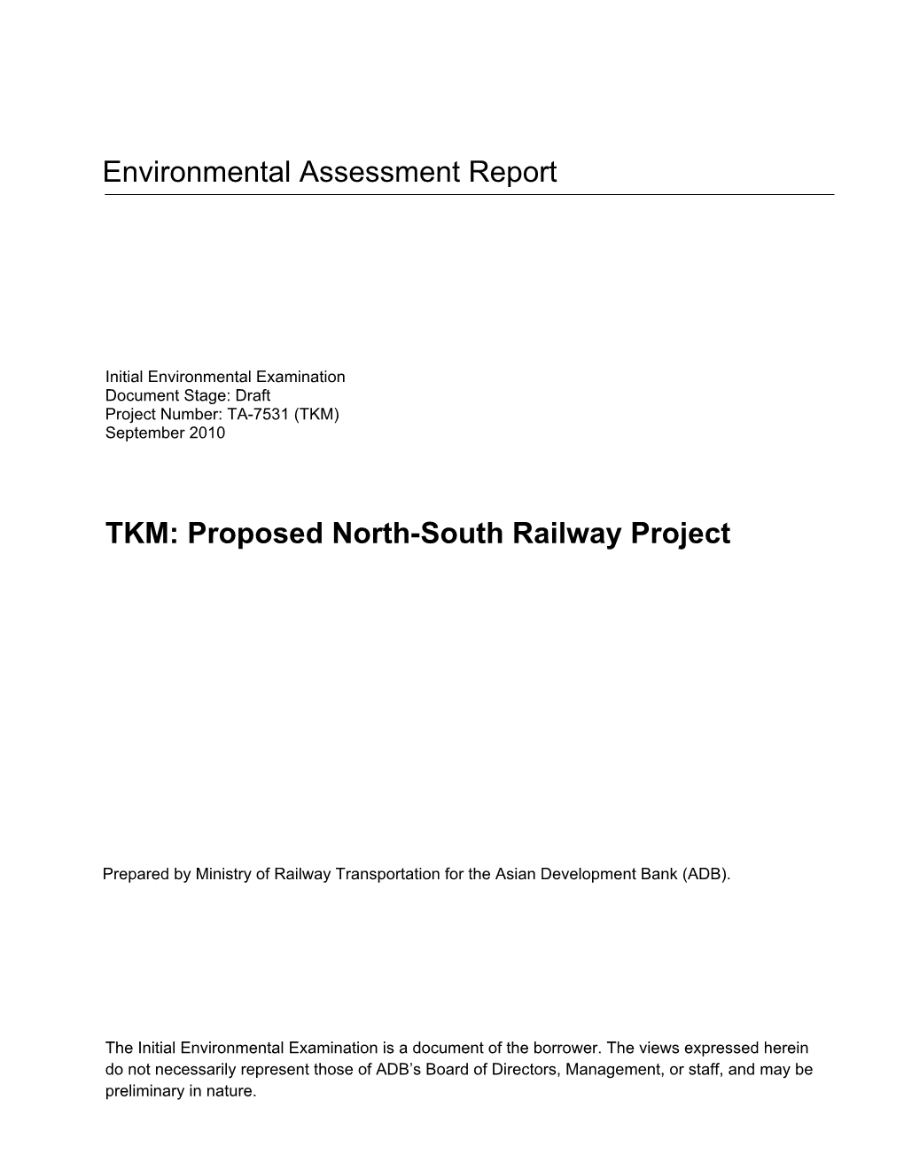 IEE: Turkmenistan: North-South Railway