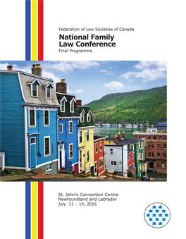 National Family Law Conference Final Programme