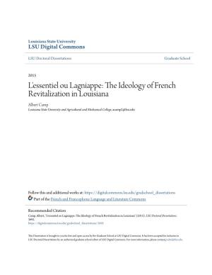 The Ideology of French Revitalization in Louisiana