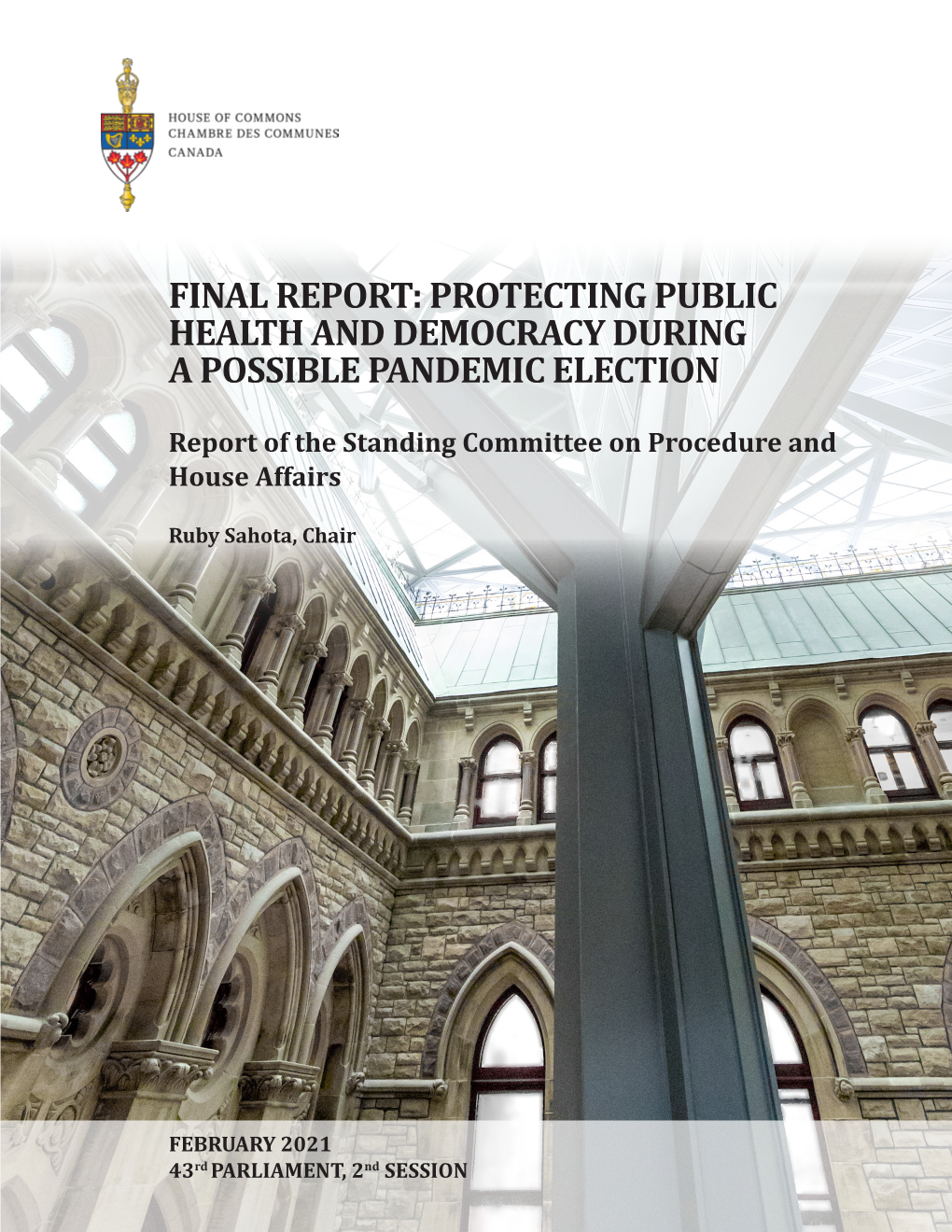 Final Report: Protecting Public Health and Democracy During a Possible Pandemic Election