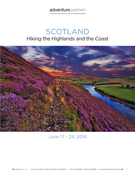 Scotland Hiking Vacation for Women