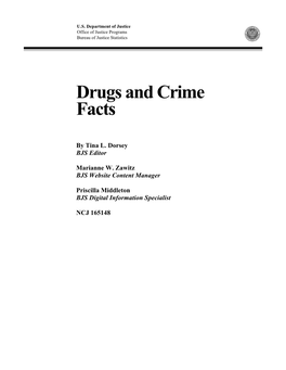 Drugs and Crime Facts