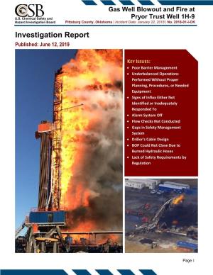 Pryor Trust Final Investigation Report