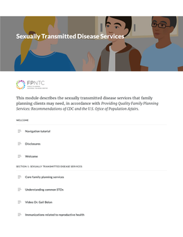 Sexually Transmitted Disease Services
