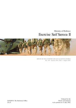 Exercise Saif Sareea II