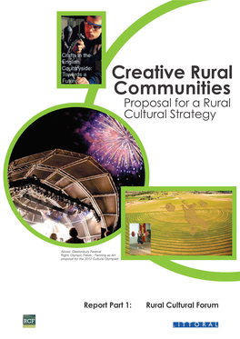 Creative Rural Communities Proposal for a Rural Cultural Strategy