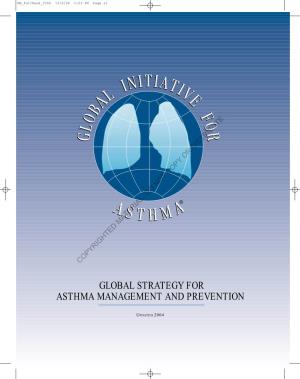 2004 GINA Report, Global Strategy for Asthma Management and Prevention