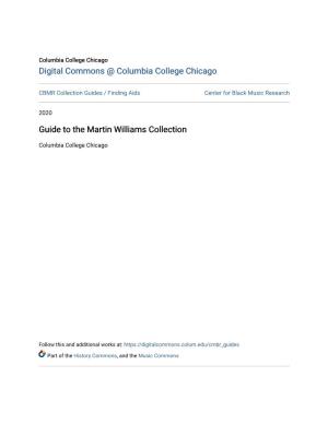 Guide to the Martin Williams Collection
